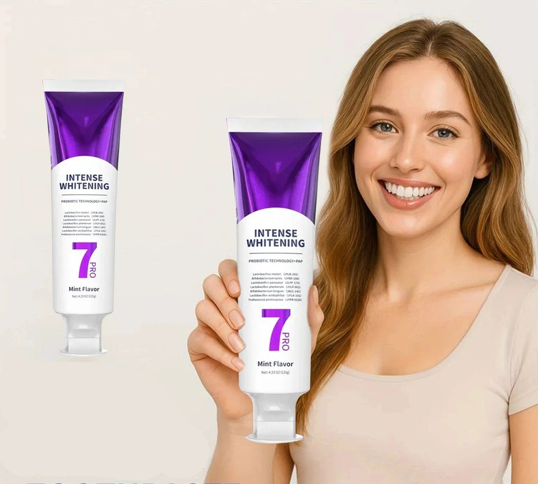 Dentifrice blanchisseur dentaire 7D PRO INTENSE WHITENING - vente privée 14:291PC