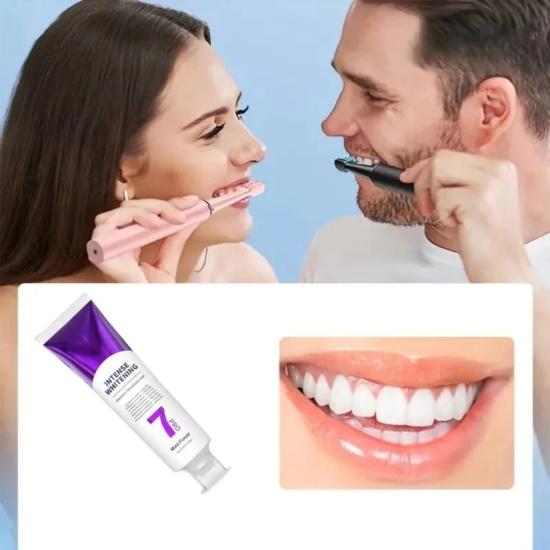 Dentifrice blanchisseur dentaire 7D PRO INTENSE WHITENING - vente privée 14:291PC