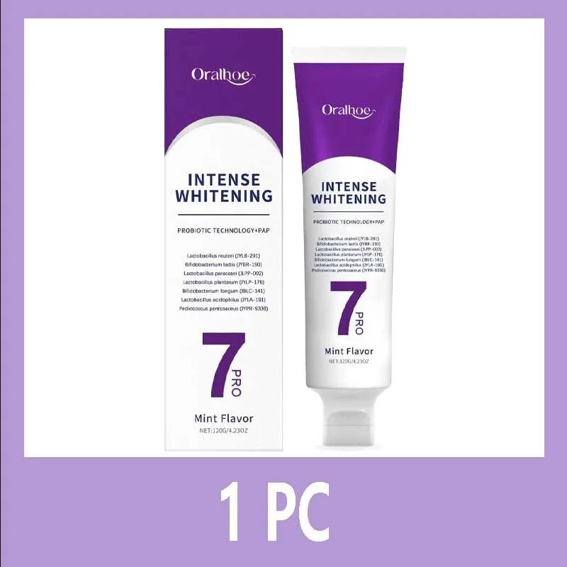 Dentifrice blanchisseur dentaire 7D PRO INTENSE WHITENING - vente privée 14:291PC