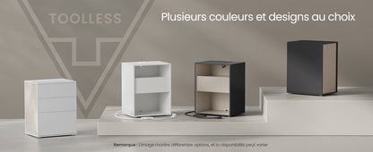 Table de nuit vasagle à montage ultra rapide -