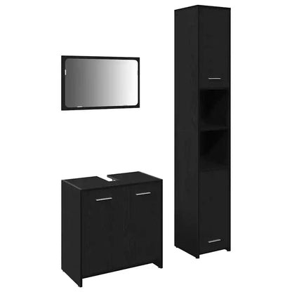Ensemble Meuble salle de bain de 3 pièces - vente privée 14:105230 x 30 x 183.5 cm;200007763:201336343