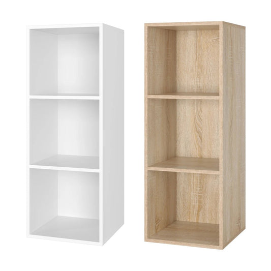 Étagère blanche 3 cube en bois 30x30x80cm - vente privée 14:29White;200007763:201336101