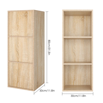 Étagère blanche 3 cube en bois 30x30x80cm - vente privée 14:29White;200007763:201336101