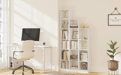 Étagère blanche cube sur pied simple - vente privée 14:29;200007763:201336101