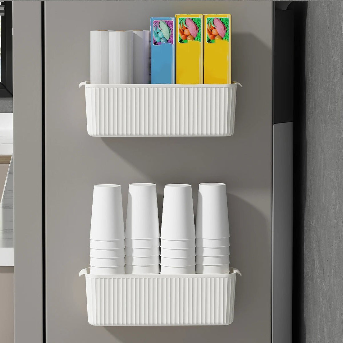 Étagère blanche cuisine murale - vente privée 14:200004889B Style S Clear