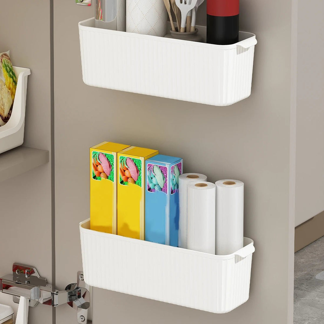 Étagère blanche cuisine murale - vente privée 14:200004889B Style S Clear