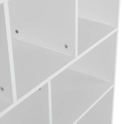Étagère blanche murale 8 compartiments - vente privée 14:29;200007763:201336101