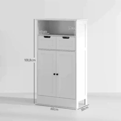 Étagère blanche originale 60 x 30 x 108.8 cm - vente privée 200007763:201336342