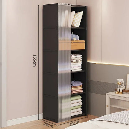 Étagère blanche pas cher à niveaux - vente privée 14:193Black 6-layer A