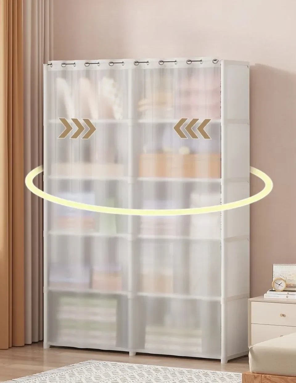 Étagère blanche pas cher à niveaux - vente privée 14:350850White 5-layer A