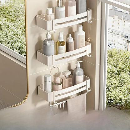 Étagère blanche pour salle de douche - vente privée 14:103White Squarerod