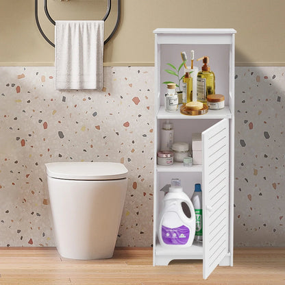 Étagère blanche pour toilette en PVC 28*25*90cm - vente privée 14:29white;200007763:201336342