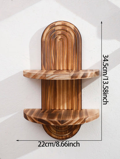 étagère bois ancien 1 pièce bohoo - vente privée 14:200006152TK877-MS10648