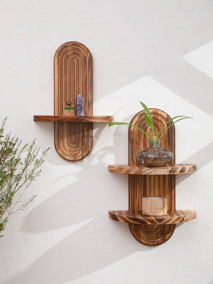 étagère bois ancien 1 pièce bohoo - vente privée 14:201504125TK877-MS9775