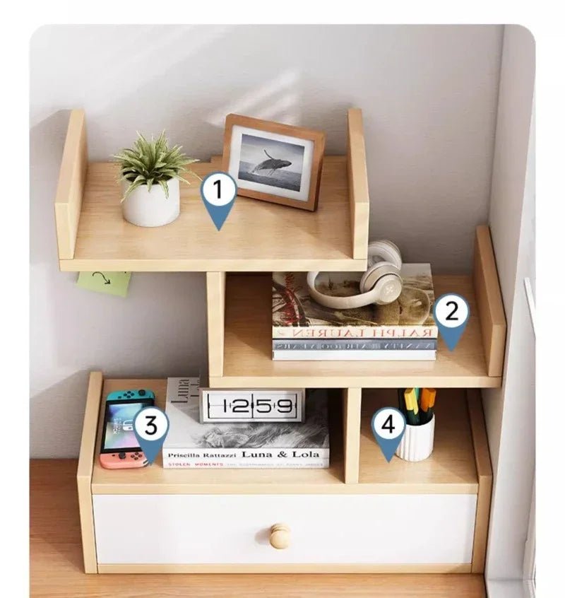 étagère bois bibliothèque de bureau - vente privée 14:173