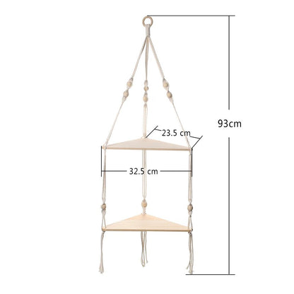 étagère bois d'angle triangulaire à 3 niveaux muraux - vente privée 14:202713809wall shelf M0953