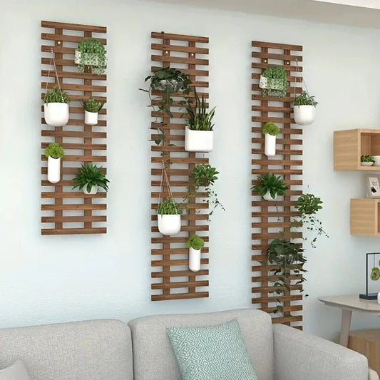 étagère bois plante murale - vente privée 14:350850A;5:361385
