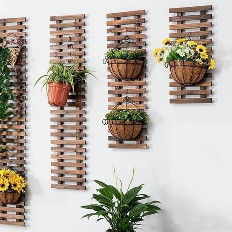 étagère bois plante murale - vente privée 14:350850A;5:361385