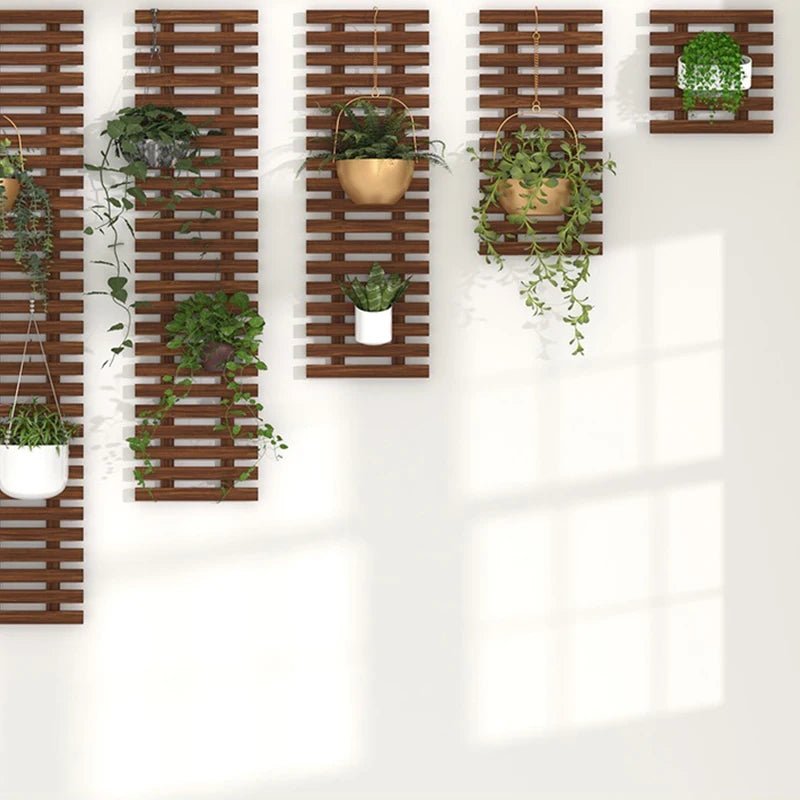 étagère bois plante murale - vente privée 14:350850A;5:361385