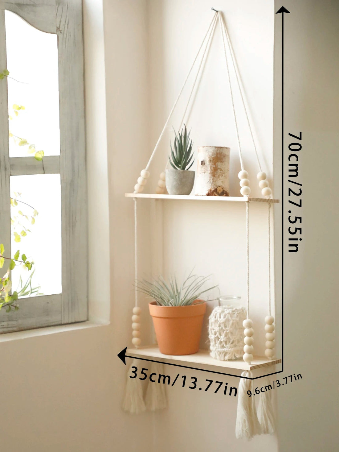 étagère bois rangement mural - vente privée 14:200006151KK107-M01753