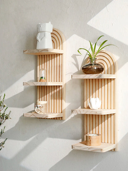 étagère bureau 1Pc Boho - vente privée 14:201504125Wall Shelf MS10583-1