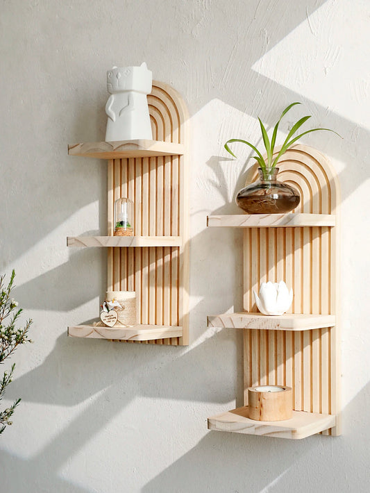 étagère bureau 1Pc Boho - vente privée 14:201504125Wall Shelf MS10583-1