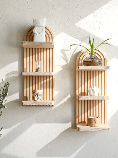 étagère bureau 1Pc Boho - vente privée 14:201504125Wall Shelf MS10583-1