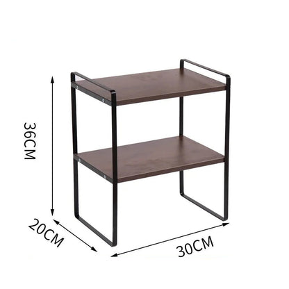 étagère bureau design à 2 niveaux - vente privée 14:691D;200007763:201336100