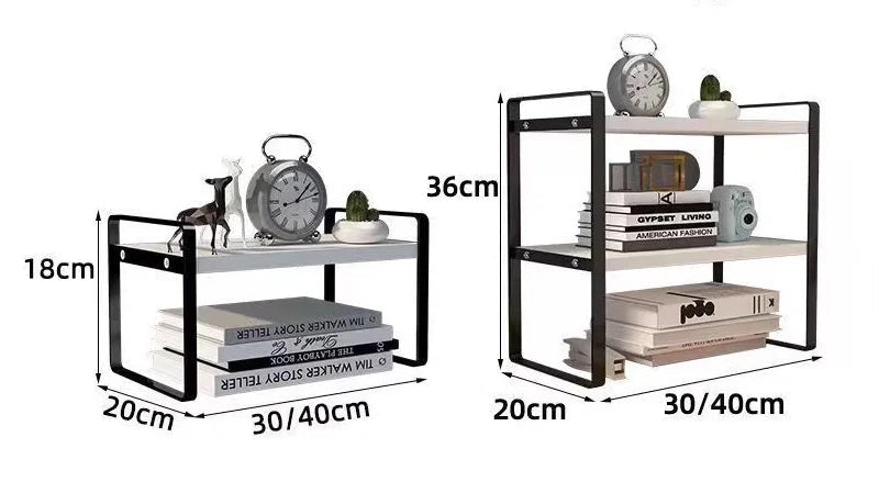 étagère bureau industriel à poser - vente privée 14:366Model 2 40cm S