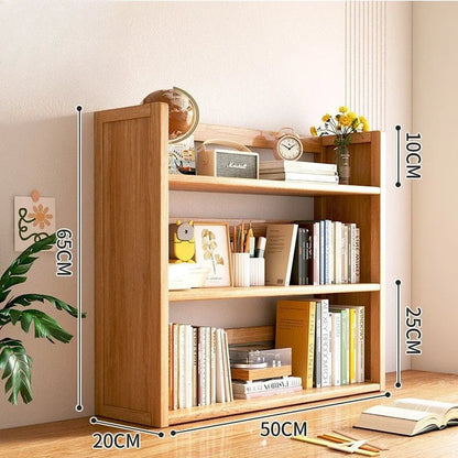 étagère bureau rangement moderne en bois - vente privée 14:200004870L-3-layer