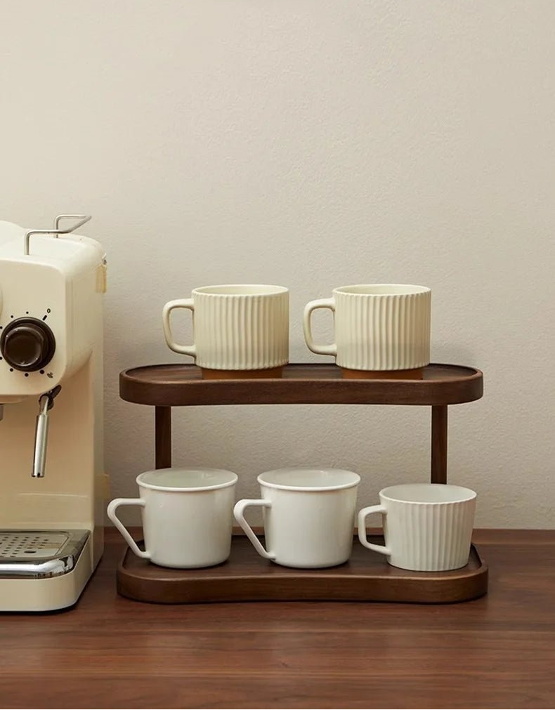 Étagère café bohème de luxe en bambou - vente privée 14:175Large