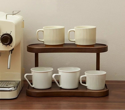 Étagère café bohème de luxe en bambou - vente privée 14:175Large