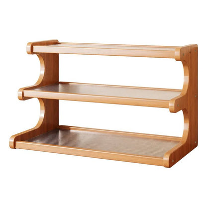 Étagère café en bois de bambou - vente privée 14:103F 30cm