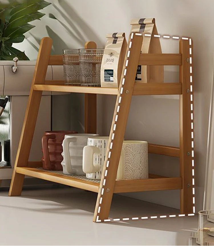 Étagère café en bois originale - vente privée 14:193M   original;200007763:201336100