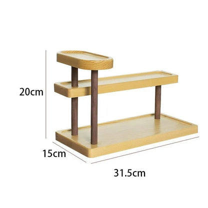 Étagère café en noyer massif - vente privée 14:175Wood Color