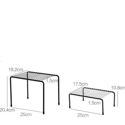 Étagère café simple en fer - vente privée 14:691Large Black D