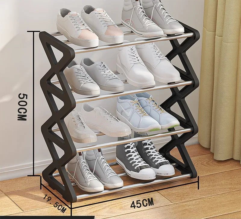 Étagère chaussures bois pour petit espace - vente privée 14:104L 45cm black