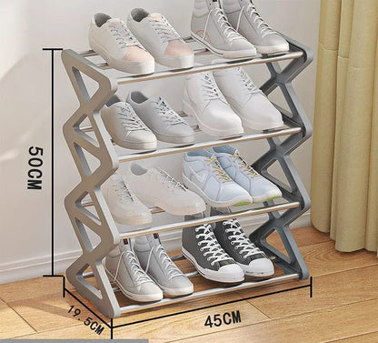 Étagère chaussures bois pour petit espace - vente privée 14:1754L 45cm gray