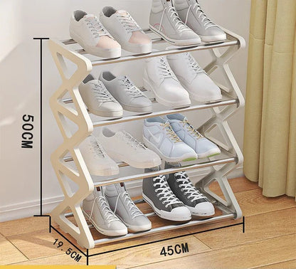 Étagère chaussures bois pour petit espace - vente privée 14:294L 45cm white