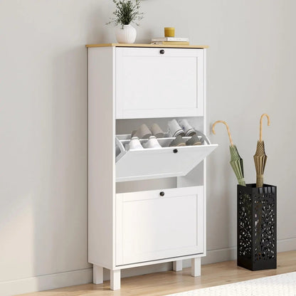 Étagère chaussures d'entrée blanche - vente privée 14:10white;200007763:201336342