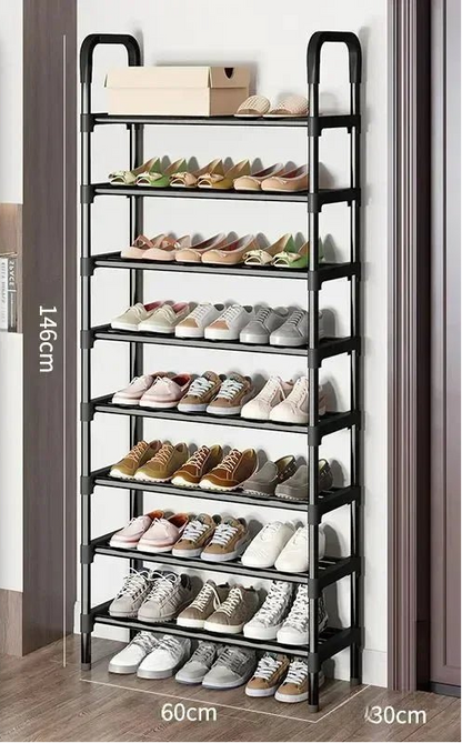 Étagère chaussures en métal à 8 niveaux - vente privée 14:2000061548 Layers
