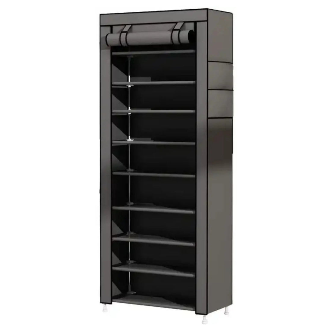 Étagère chaussures en tissu et métal 160x60x30 cm - vente privée 14:691;200007763:203372089