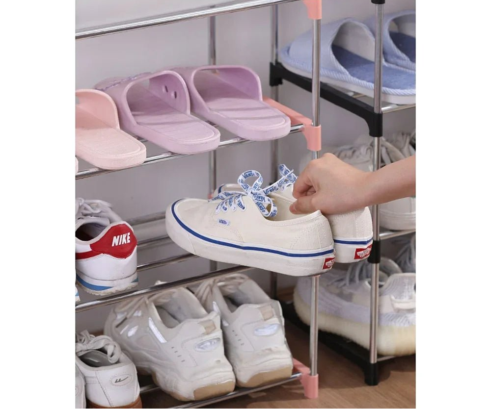 Étagère chaussures étroite simple - vente privée 14:10black
