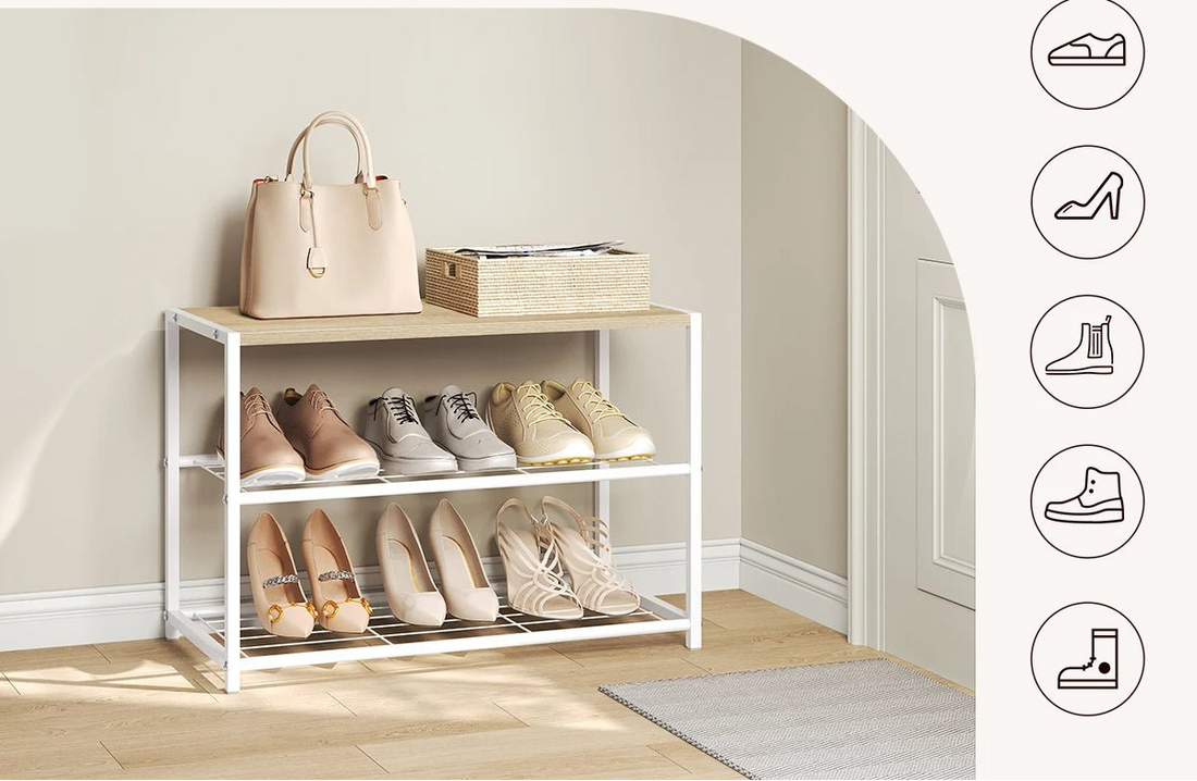 Étagère chaussures métal à étages - vente privée 14:292 Layers 63x43x30cm;200007763:201336101
