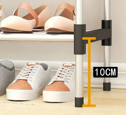 Étagère chaussures multiples étages simple - vente privée 14:200006153Black Seven Layer