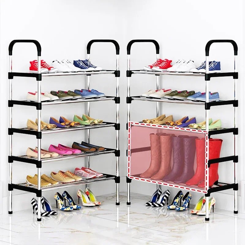 Étagère chaussures multiples étages simple - vente privée 14:200006153Black Seven Layer