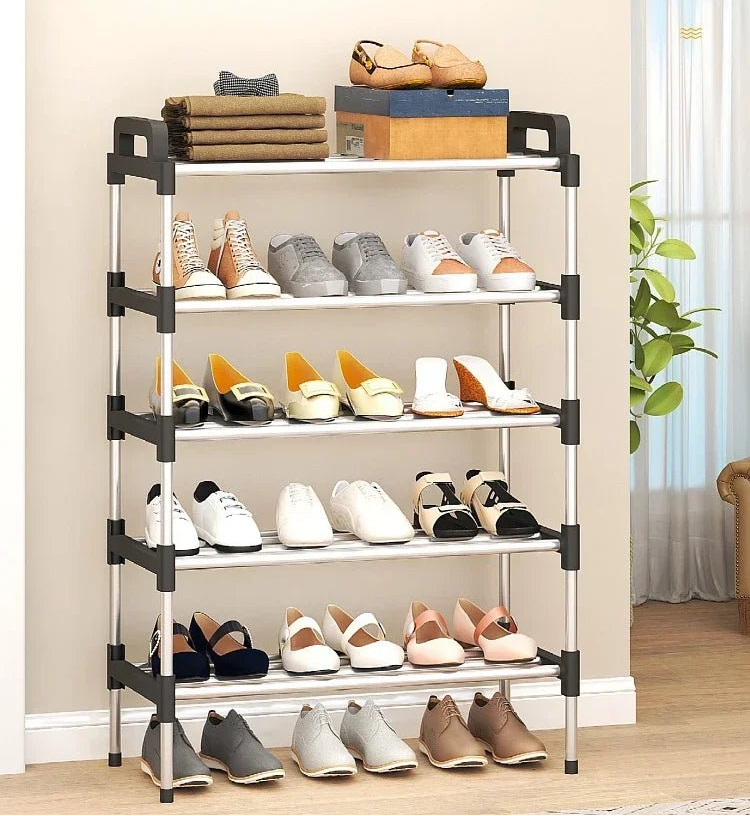 Étagère chaussures multiples étages simple - vente privée 14:200006153Black Seven Layer