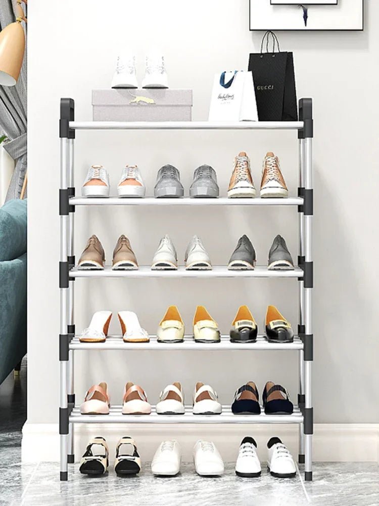 Étagère chaussures multiples étages simple - vente privée 14:200006153Black Seven Layer