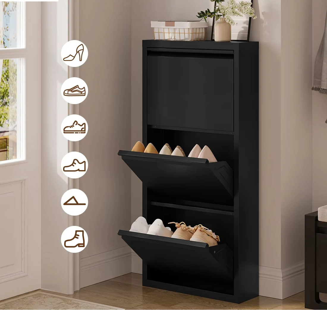 Étagère chaussures solide de 50x106x15cm - vente privée 14:200006151;200007763:201336101;5:361385Metal 50x106x15cm