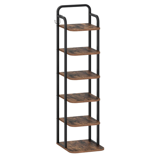 Étagère chaussures verticale tendance - vente privée 14:200000195Rustic Brown;200007763:201336101